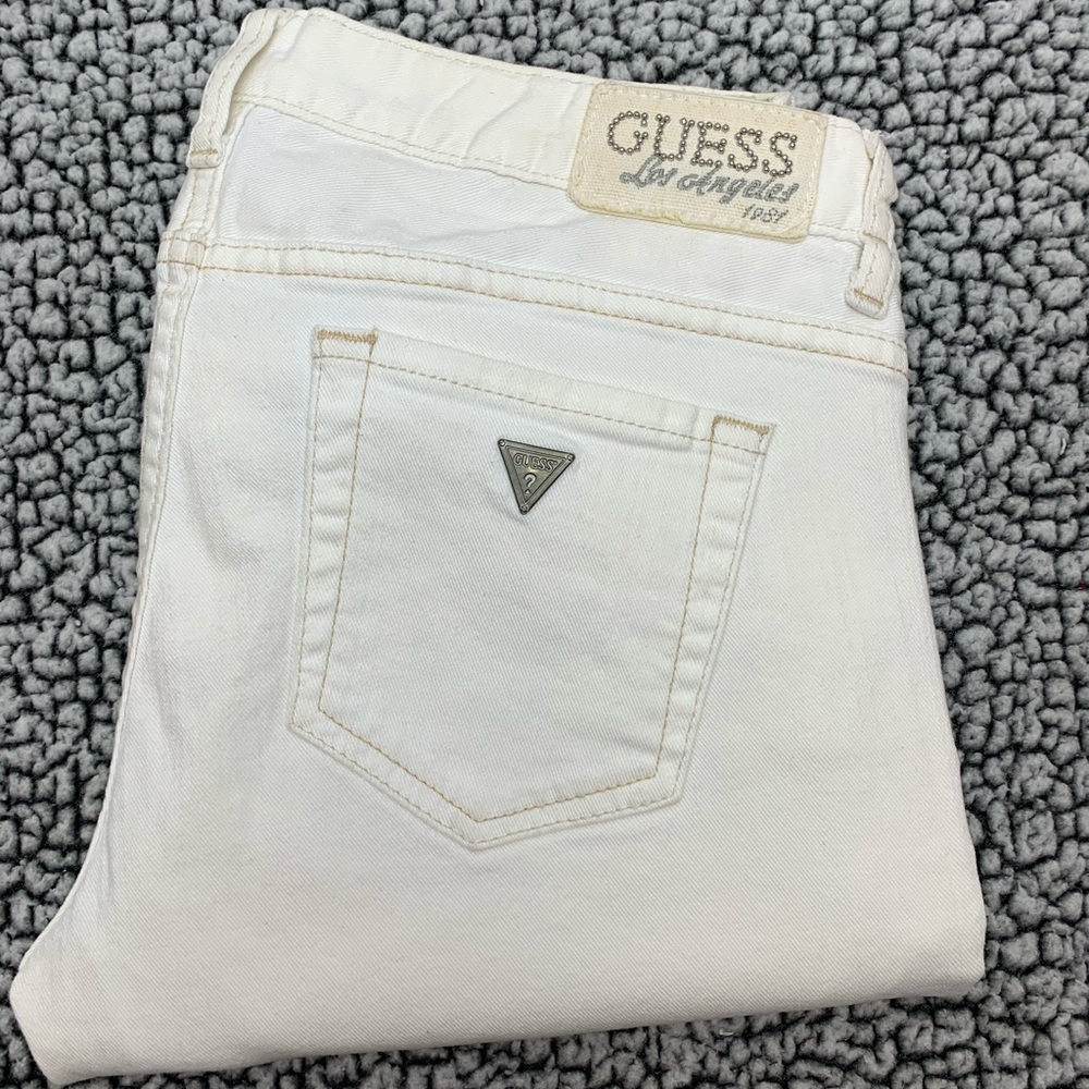 Vintage 2000’s White GUESS Jeans